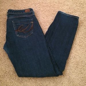 Express straight leg jeans