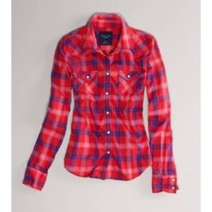 Button Up Plaid Shirt