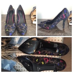 Nine West leopard pumps size 6.5M