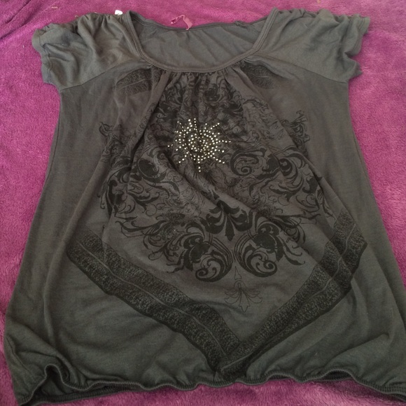 Dark grey shirt