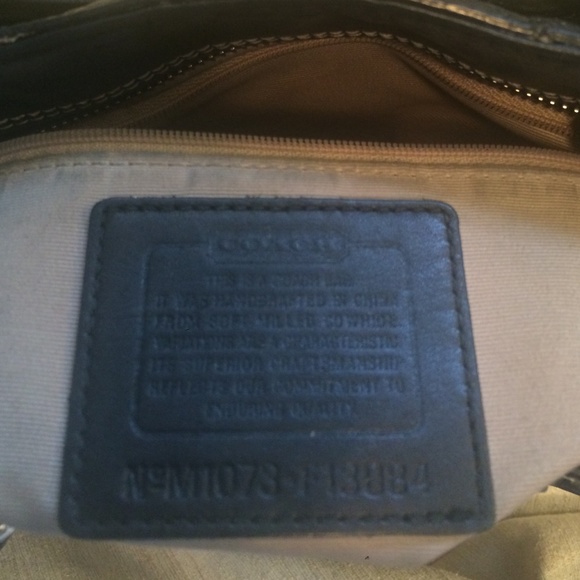 Coach Black Bag Additional Pic of "Creed"/No.