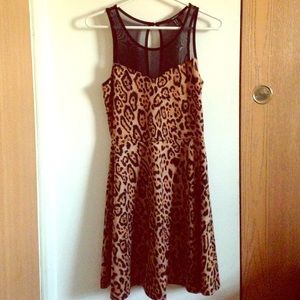 Forever 21 Leopard Print Skater Dress