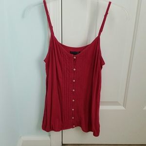 Pink american eagle tank