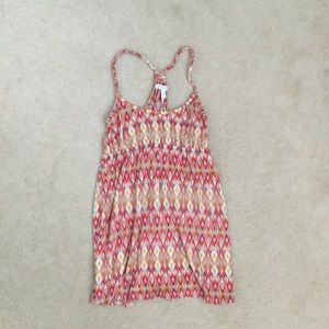 Delia's printed baby doll tank top