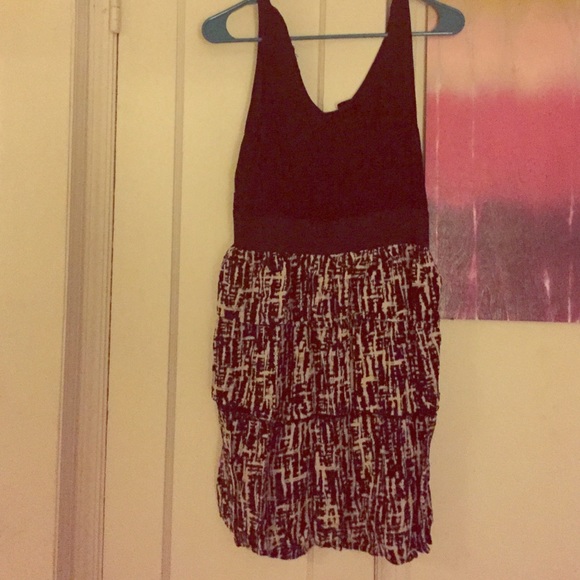 Black Printed Dress
