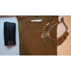 Madewell - Brown/Olive Green Tee