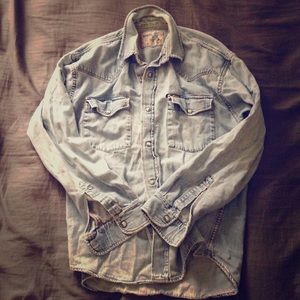 Western Denim Blouse