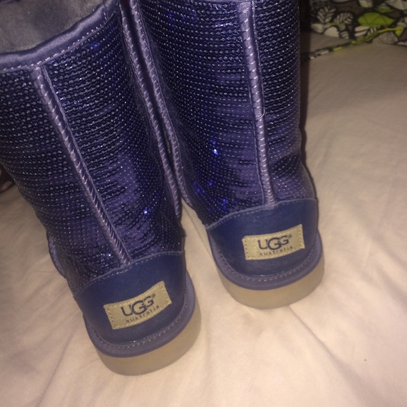 UGG Boots - Purpleish bluish sequined UGGs