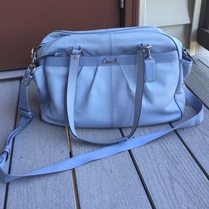 Coach Addison leather diaper bag