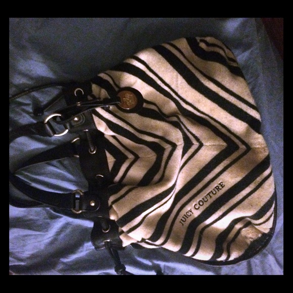 Juicy couture striped bag