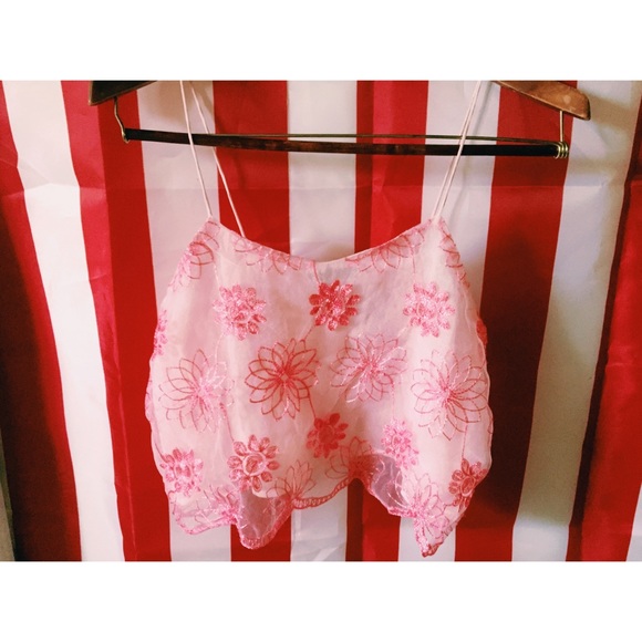 Flowy crop top