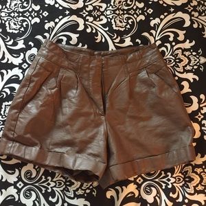 Lauren Conrad Leather Shorts