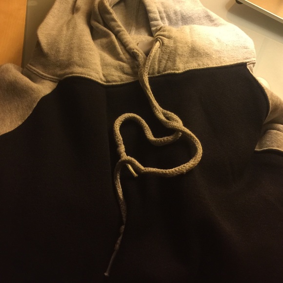 Men's Black & Grey Hoodie
