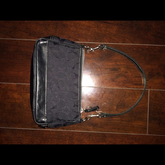 Black coach purse