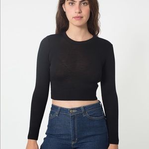AA lightweight cropped sweater