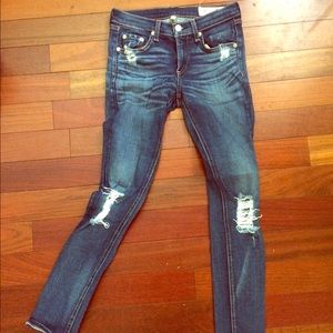 Rag & Bone distressed denim