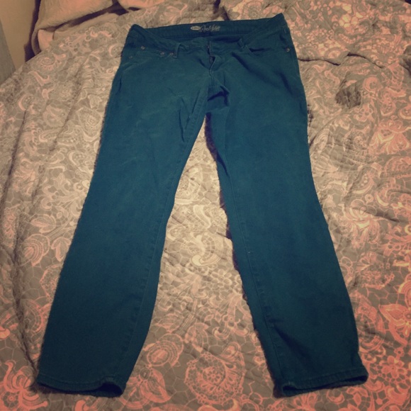 Teal Skinny Jeans
