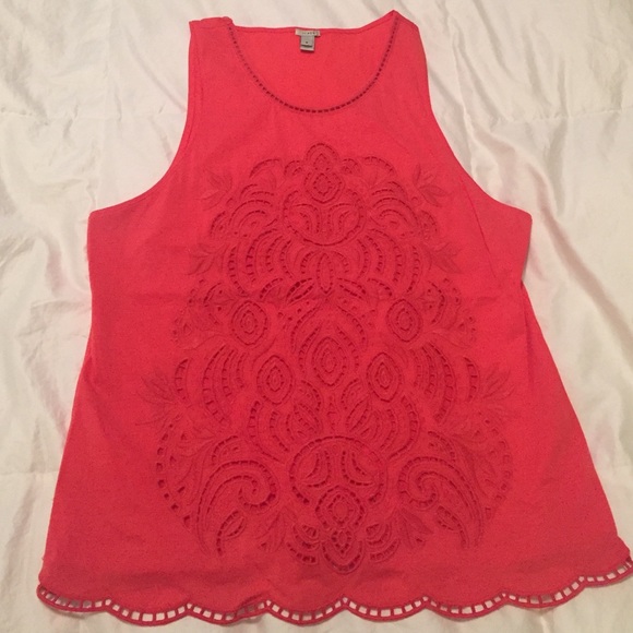 J Crew raspberry colored tank.