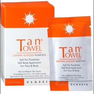 Tan Towel Look Good Naked 3 piece gift set