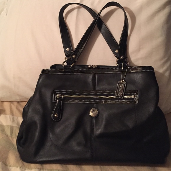 Coach Handbags - Authentic coach black leather purse