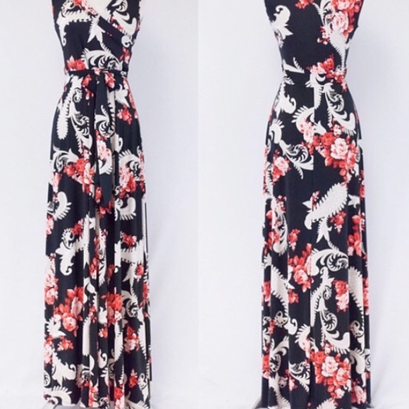 💕Sleeveless Wrap Maxi Dress 💕 S M L - Picture 4 of 4