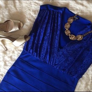 Royal Blue XOXO Dress - junior size