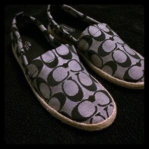 COACH canvas shoe!