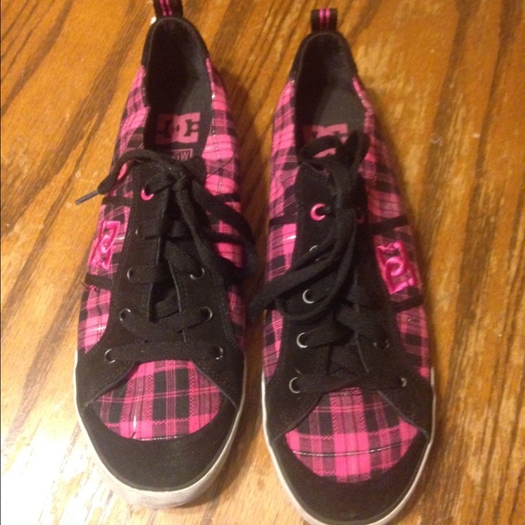 DC Pink and Black Shoes