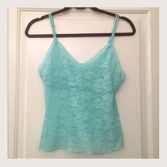 Victorias Secret ocean blue lace camisole.🌊Size M - Picture 1 of 2