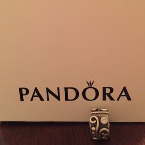 Pandora swirl and sparkle clip