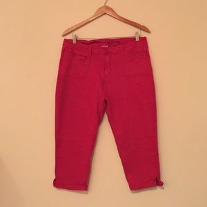 Bright Red Capris