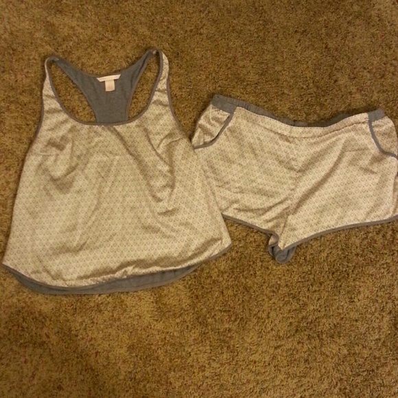 Victoria's secret tank and short pajama set