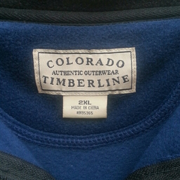 Blue fleece vest - Picture 2 of 3