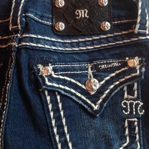 MISS ME JEANS . WASHED / WORN ONCE !!!