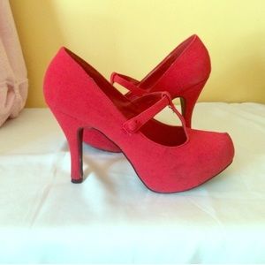 Red Pump Heels