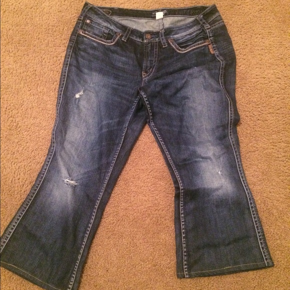 Authentic Silver jeans size 16 short