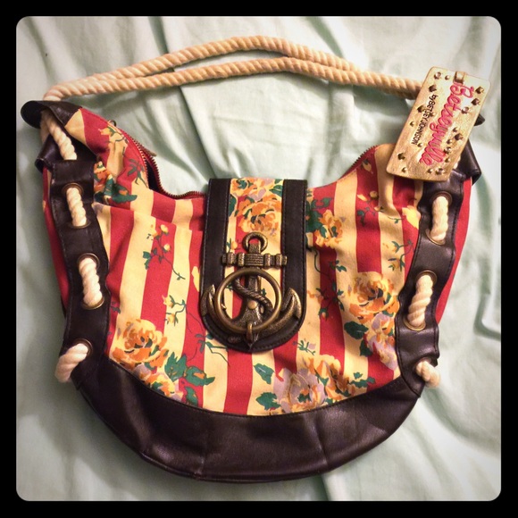 Betseyville Anchor Floral Purse