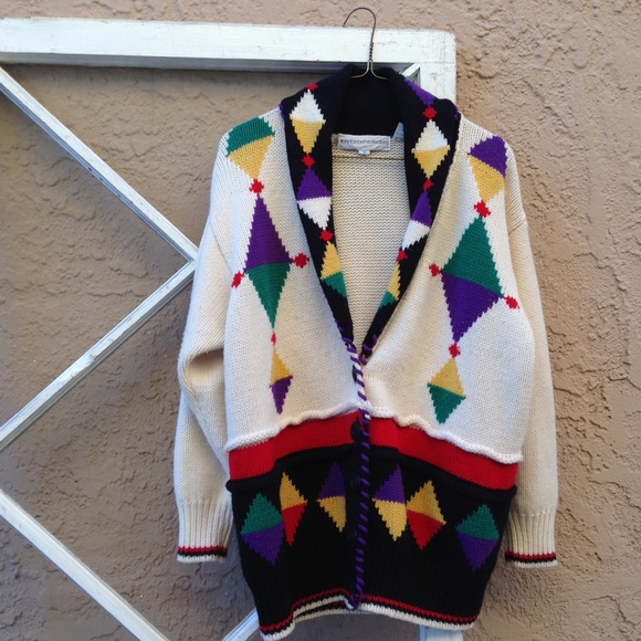 Vintage Knit Button Up Sweater - Picture 1 of 3