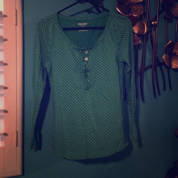 Full-sleeve teal blue shirt