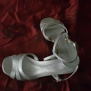 Silver small heels