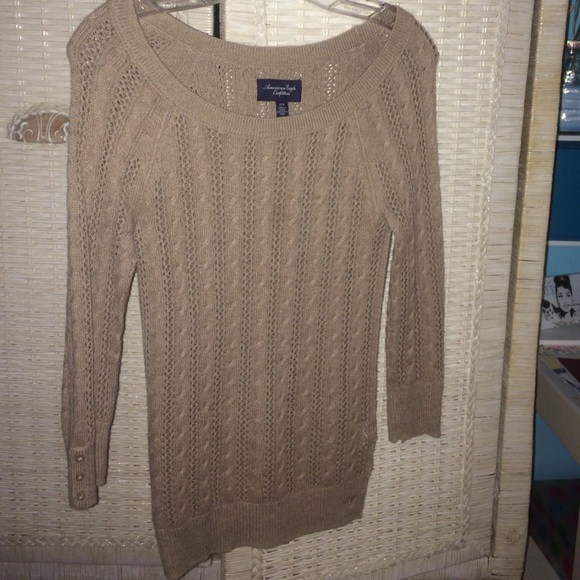 Tan sweater from American eagle