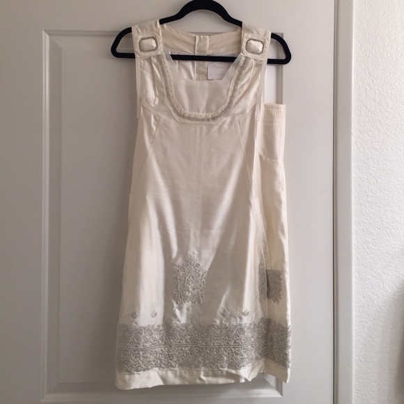 Beautiful silk embroidered dress