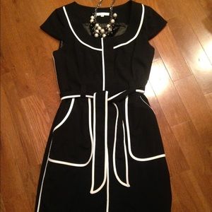 Black and white dress