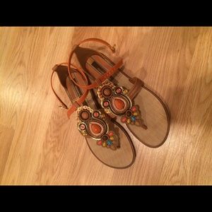 Brown sandals
