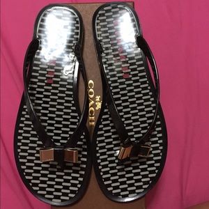 Coach Landon Jelly flip flop