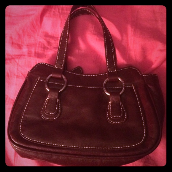 Burgundy purse