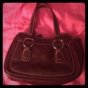 Burgundy purse