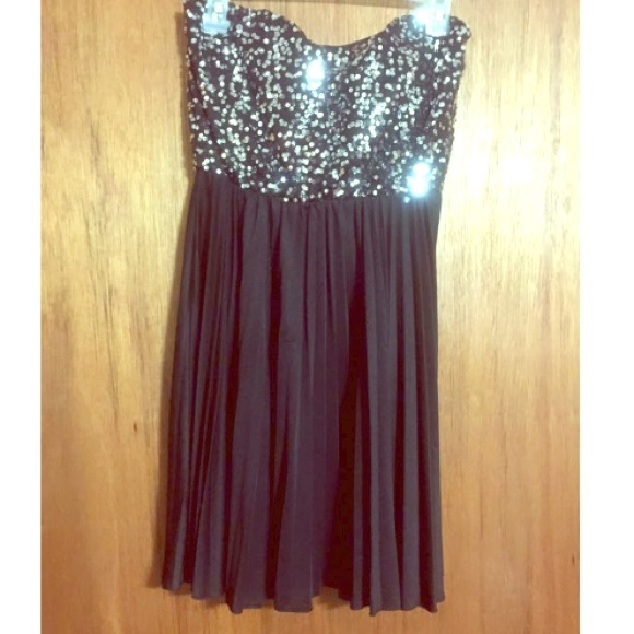 Black Sequin Dress - Picture 1 of 2