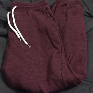 Burgundy Sweats (unisex)
