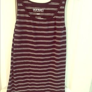 Black Striped Tank